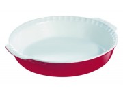 Pyrex Impressions Pie Dish with Handles (24 x 4.7cm)